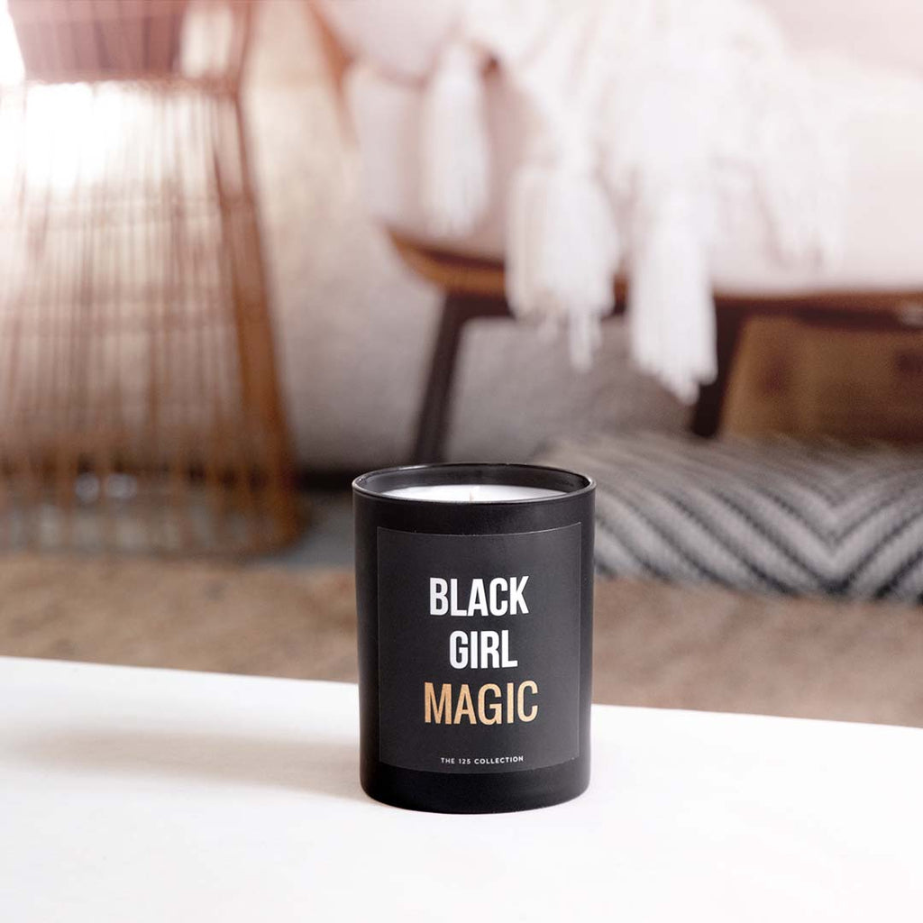 black girl magic candle lifestyle