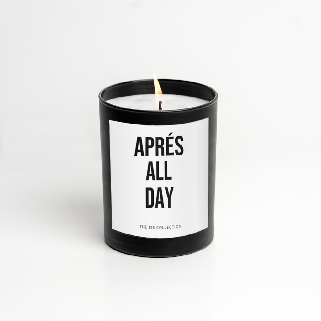 Apres all day candle front