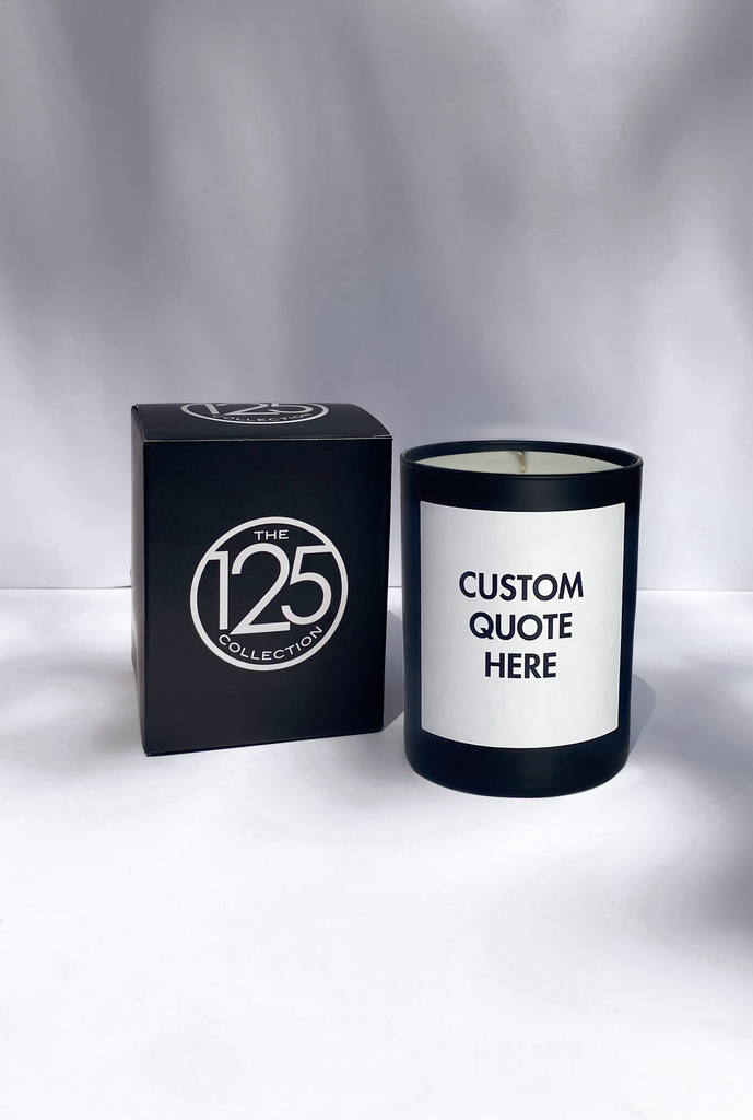 personalized candle with box